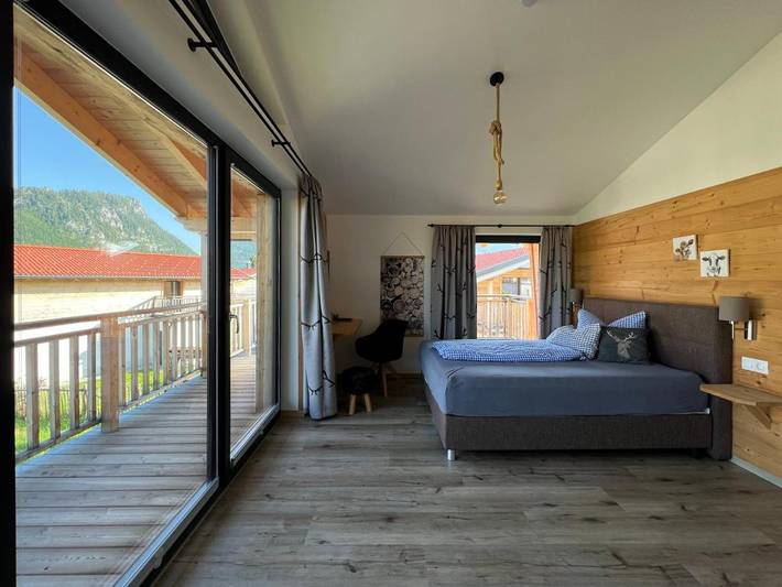 Chalet für 6 Personen, mit Garten und Ausblick sowie Sauna, mit Haustier in Inzell - 2