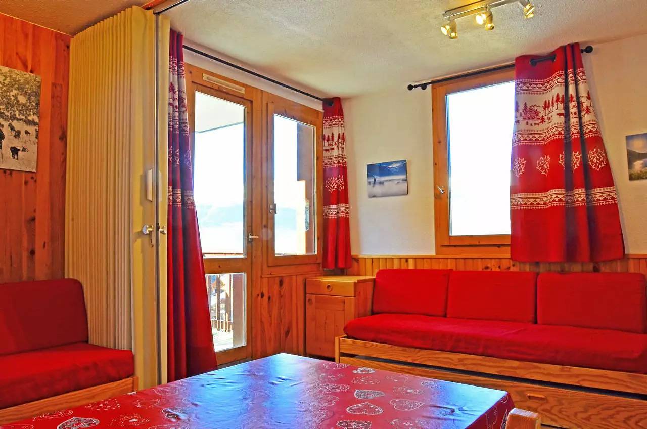 Apartamento entero, 2 estancias para 6 personas in La Plagne, Bellentre