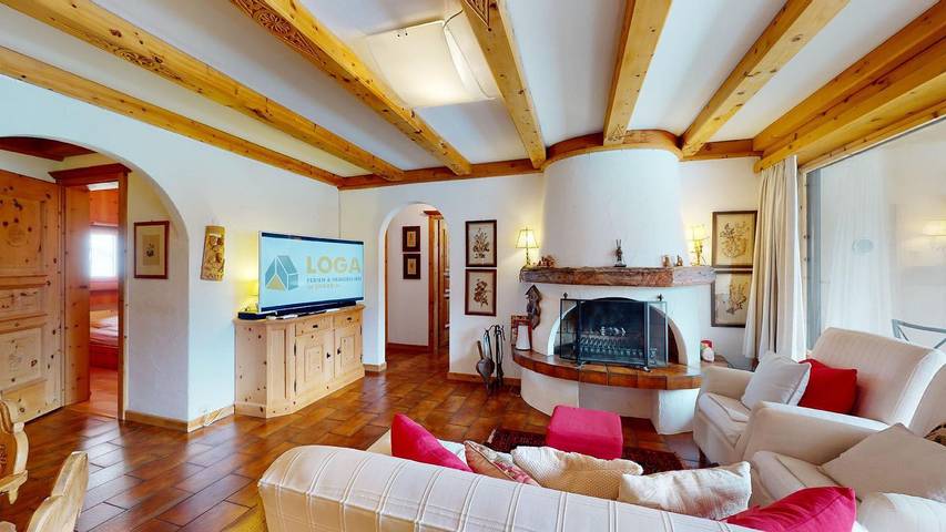 Ferienwohnung für 4 Personen, mit Ausblick und Balkon in Silvaplana - 2