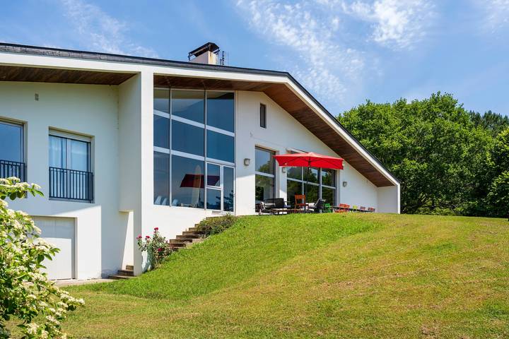 Ferienhaus 'Espace, Luxe, Calme Et Nature' mit Bergblick, Wlan und Klimaanlage in Saint-Martin-de-Seignanx, Côte d’Argent