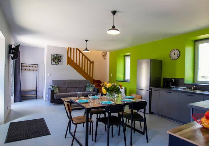 Gîte pour 5 personnes, avec jardin et terrasse