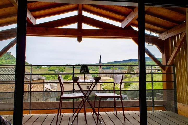 Maison de vacances pour 6 personnes, avec Balcon ainsi que Terrasse et Vue