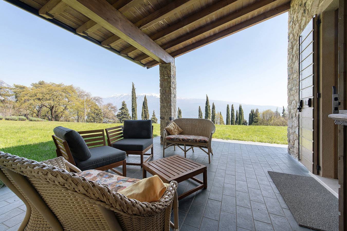 Villa „Agriturismo Casa Del Castagneto“ mit Seeblick, privater Terrasse & Wlan in Gargnano, Gardasee-Berge