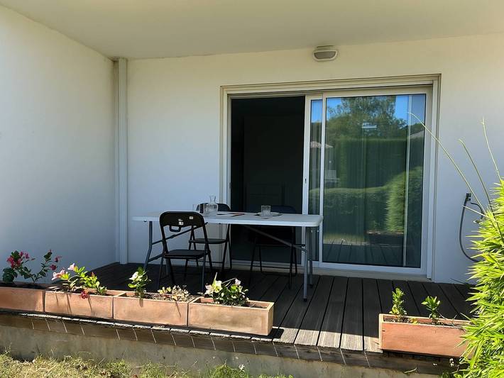 Appartement de vacances pour 4 personnes, avec jardin