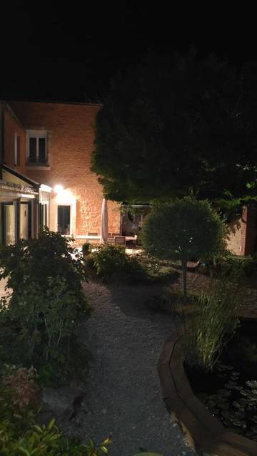 Chambre d’hôte pour 2 personnes, avec piscine ainsi que jardin et vue à Conlie