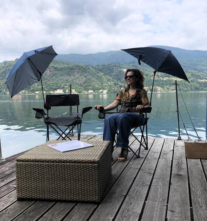 Ferienwohnung für 4 Personen, mit Balkon und Terrasse sowie Seeblick und Ausblick in Luganer See (Lombardei) - 3