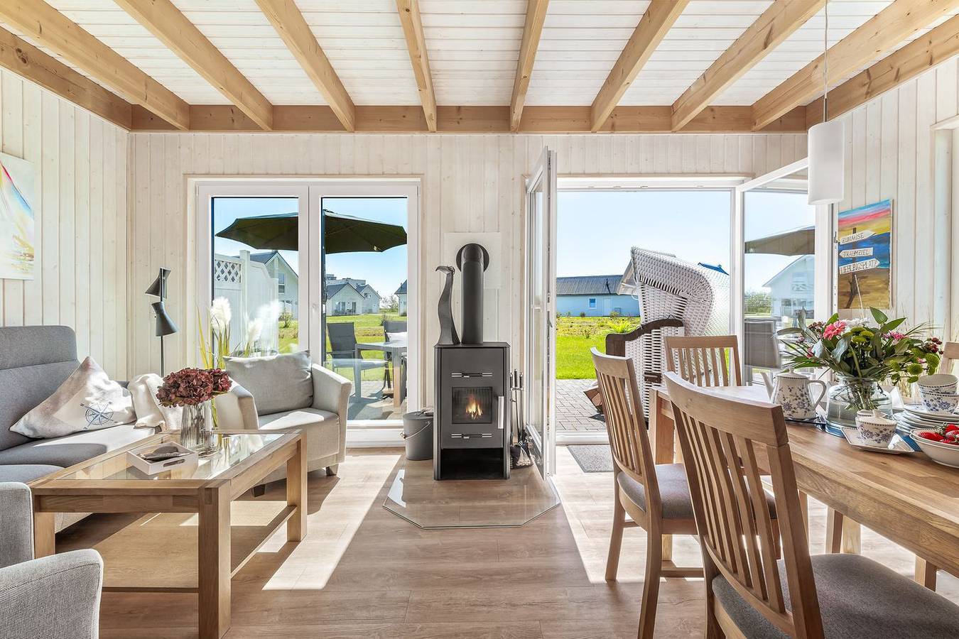 Kiek Inn -  Infrarot-Sauna, Kamin, Badewanne, Terrasse, Strandkorb, Parkplatz in Olpenitz, Kappeln