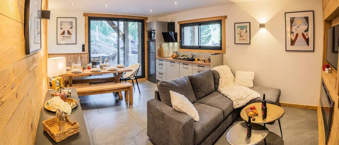Chalet pour 8 personnes, avec Balcon et Terrasse à Les Orres