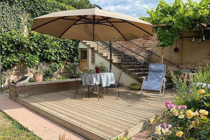 Location de vacances pour 3 personnes, avec jardin à Saint-Hippolyte