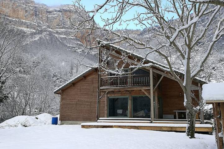 Chalet pour 6 personnes, avec Balcon et Jardin
