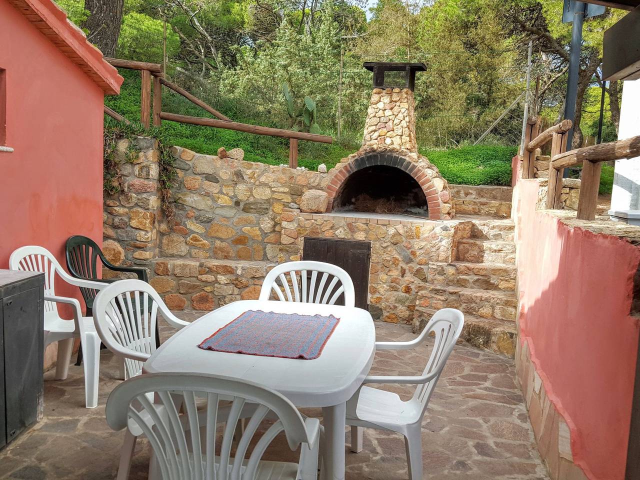 Villa dei Pescatori am Meer in Spiaggia di Porto Pino, Porto Pino