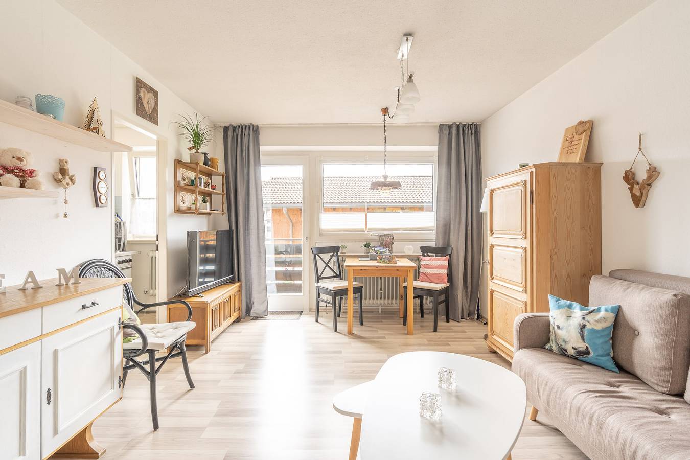 Ganze Ferienwohnung, Alpenglühen in Ofterschwang, Bayerisch Schwaben