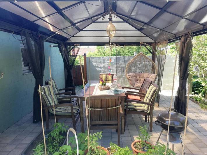 Ferienwohnung für 4 Personen, mit Terrasse und Garten sowie Ausblick in Braderup - 4