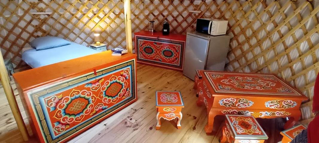 Tente pour 3 personnes, avec vue et jardin dans les Hautes-Pyrénées - 4