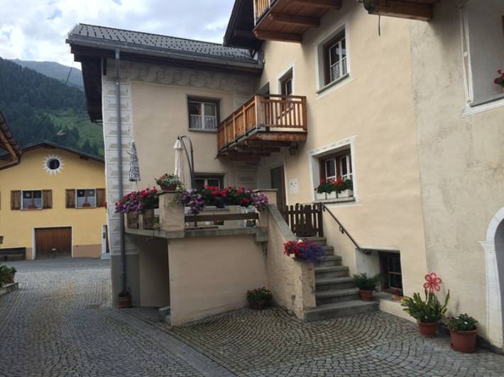 Ferienwohnung für 4 Personen, mit Terrasse in Val Müstair