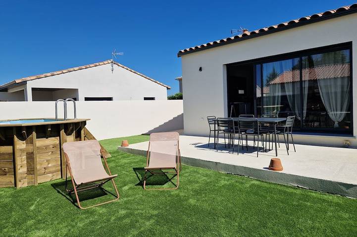 Maison de vacances pour 6 personnes, avec piscine