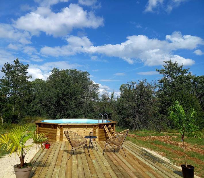 Gîte pour 2 personnes, avec piscine et jardin dans le Lot - 4