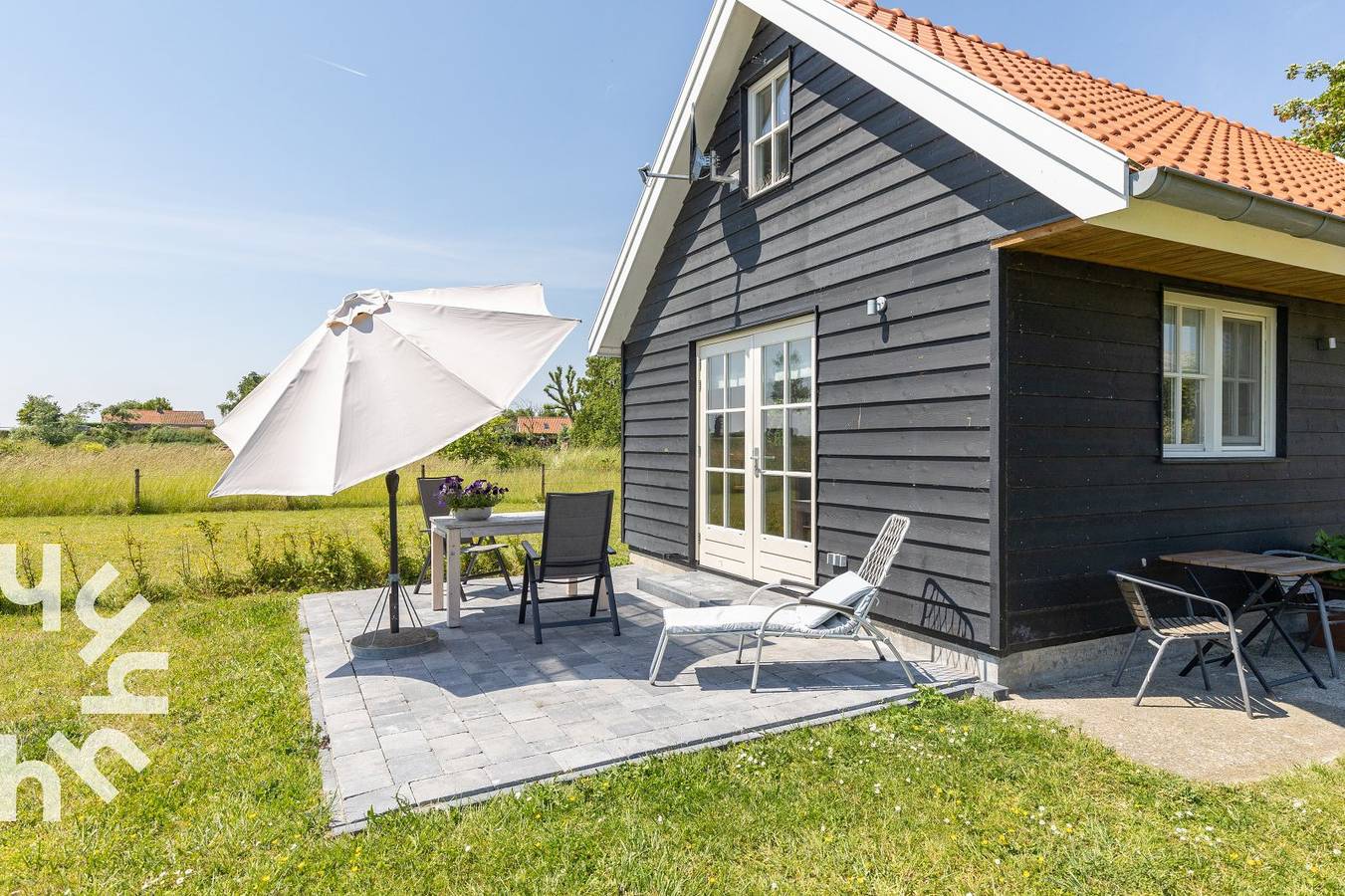 Wunderschönes 3-Personen-Ferienhaus mit Panoramablick bei Kamperland in Kamperland, Niederländische Nordsee