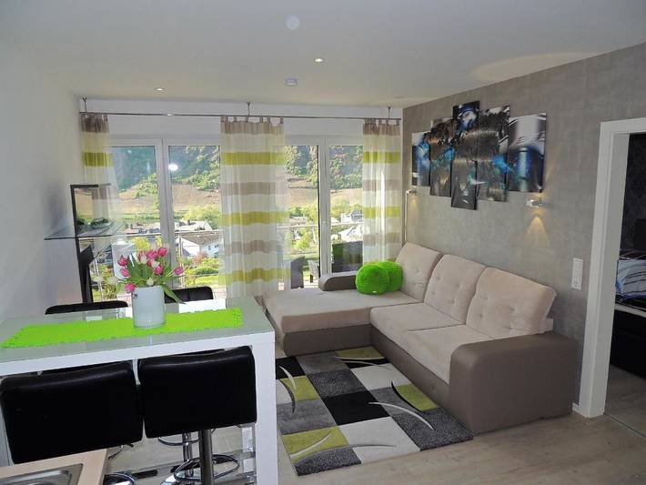 Ferienwohnung für 4 Personen, mit Balkon und Terrasse sowie Ausblick in Cochem - 2