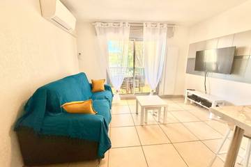 Gîte pour 4 personnes, avec balcon dans Le Brusc