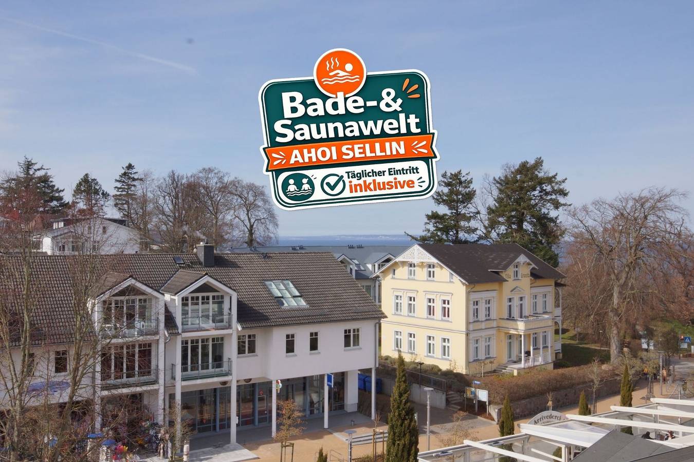 Apartamento vacacional entero, Kurhaus Nordstrand, App. 40 - Bade- & Erlebniswelt täglich inklusive in Strand Göhren, Göhren