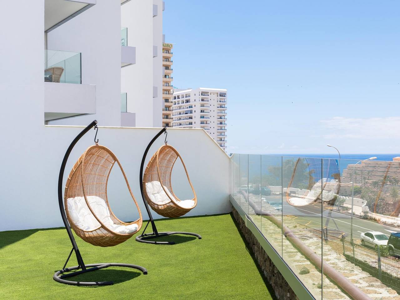 Ganze Ferienwohnung, Herrliches Haus Mit Grosser Terrasse Und Meerblick In Der Ocean Garden Komplex in Playa Paraíso, Adeje