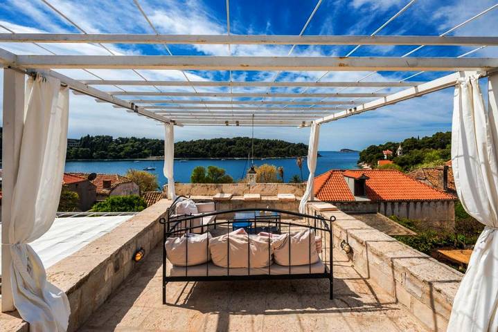 Villa pour 11 personnes, avec jardin et vue à Cavtat