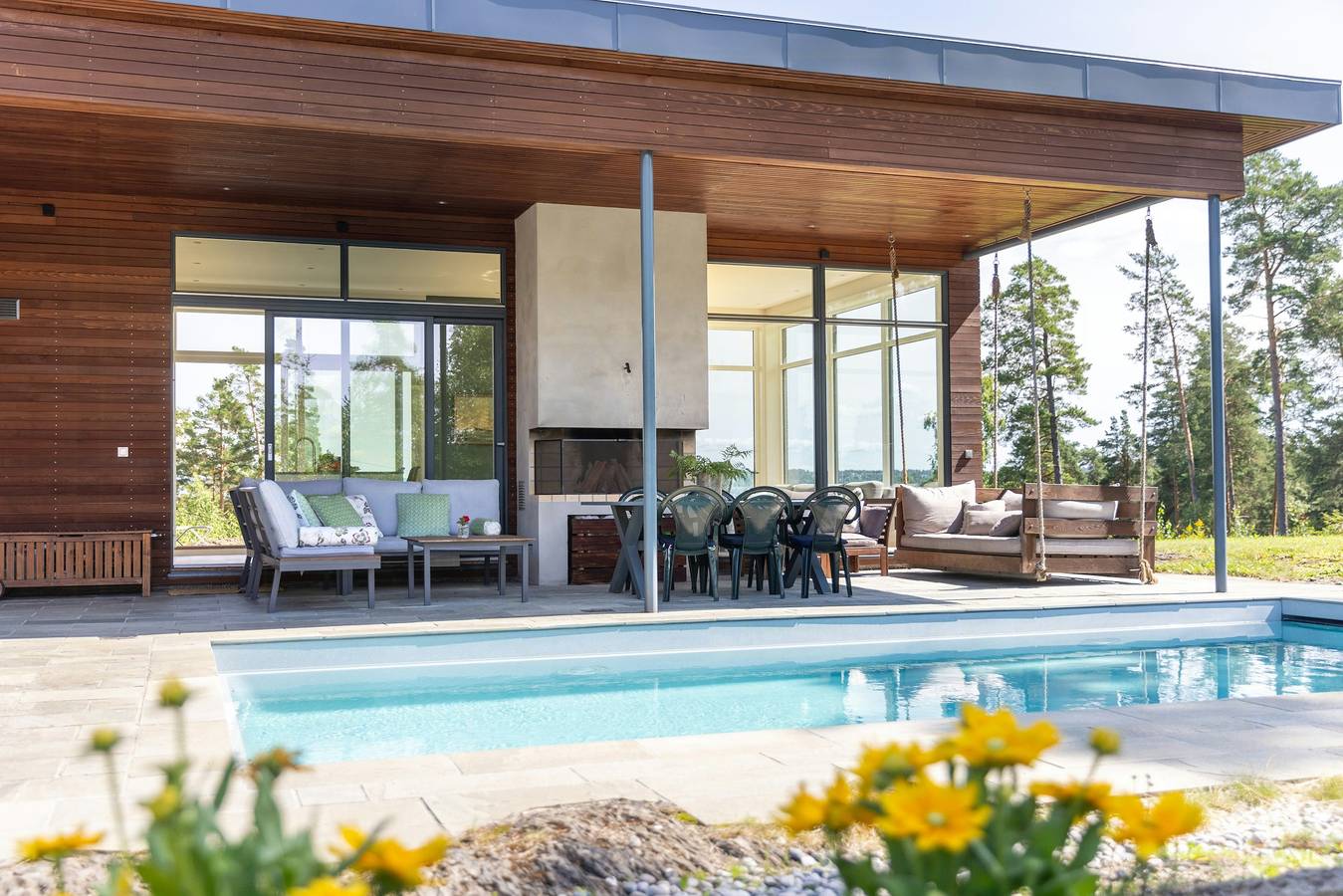 Rymlig stuga på bilfri ö med panoramautsikt in Bærum