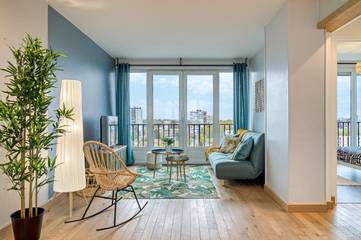 Gîte pour 6 personnes, avec balcon et vue à Mont-Saint-Aignan