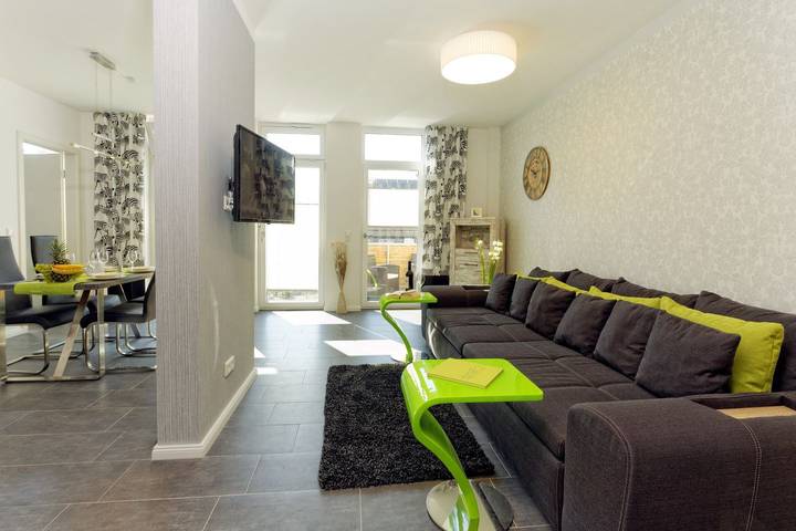 Ganze Wohnung, Helles Apartment in Karlshagen auf Usedom mit Sauna, Nähe zum Strand in Karlshagen, Usedomer Norden