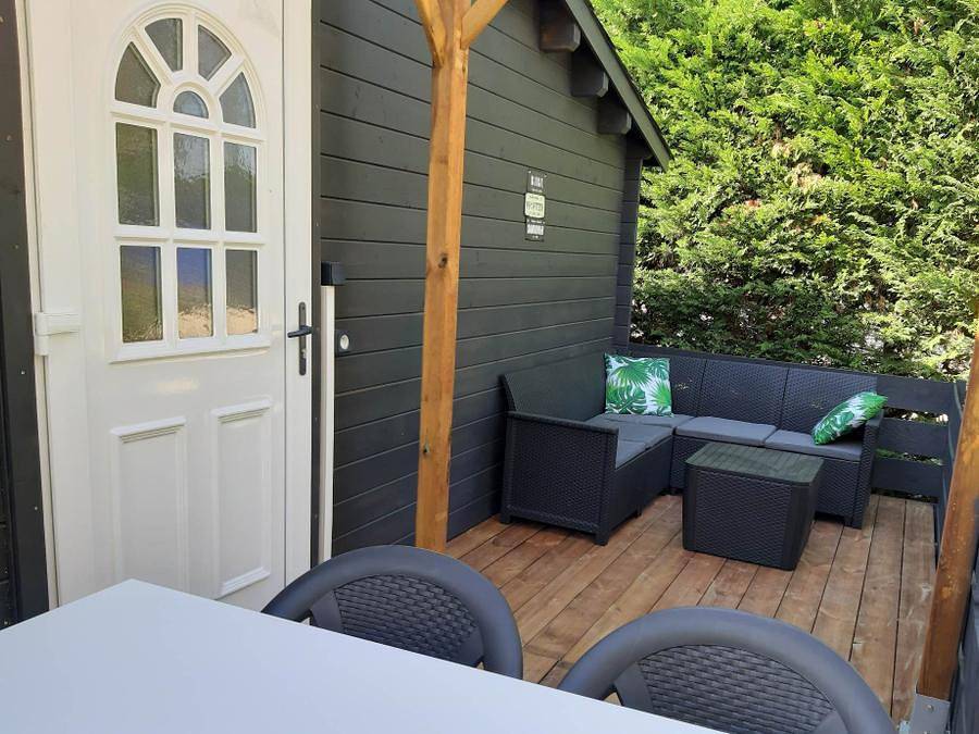 Camping Verbela Village - Chalet 2 persons - 32m² - 1 bedroom in Noves, Arles region