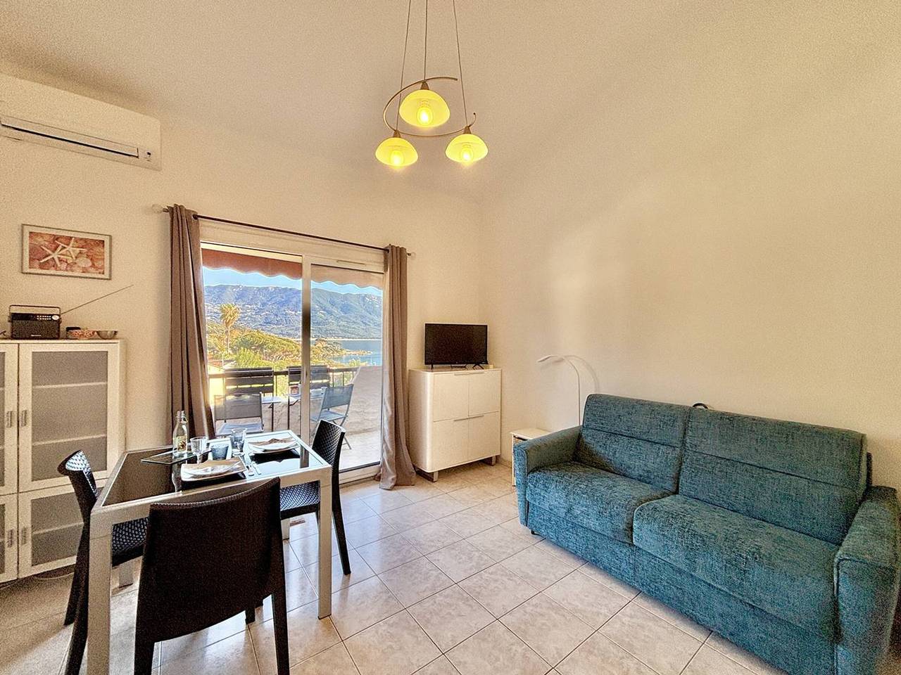 Appartamento intero, Studio with Ac, sea view - 2 guests in Casaglione, Ajaccio e dintorni