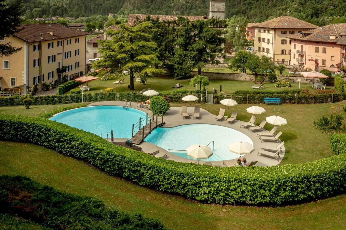 Ganze Wohnung, Apartment „Alpine Nest Loft“ mit Bergblick, Gemeinschaftspool und Wlan in Pieve di Ledro, Ledro