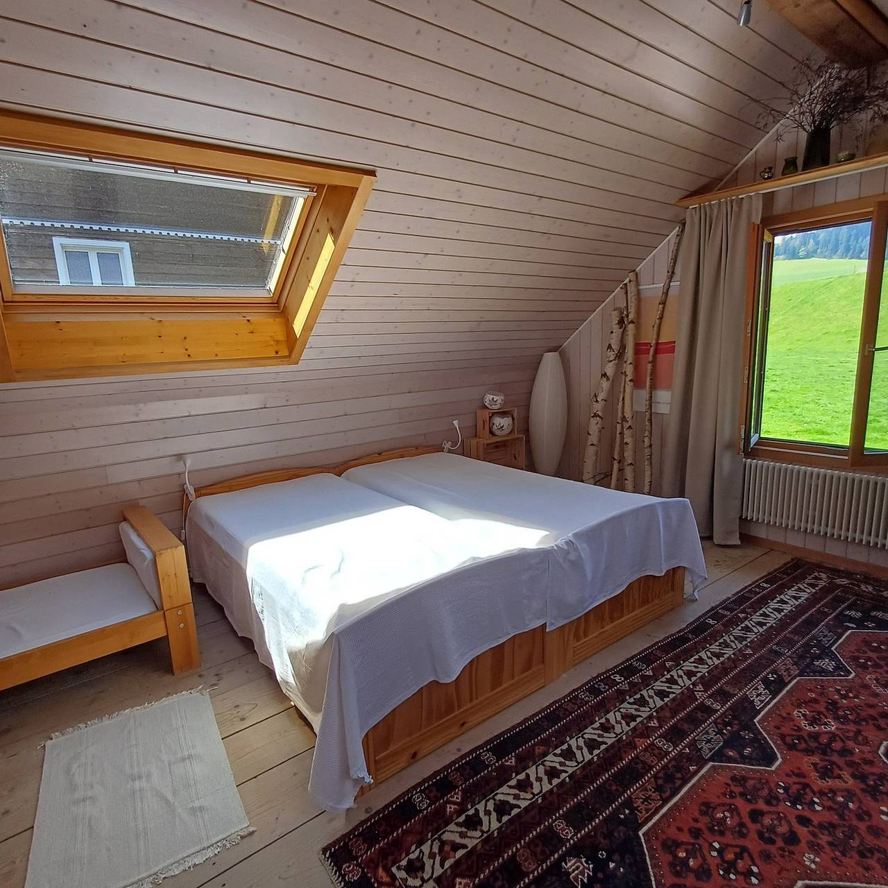 Geheel vakantieappartement, Fewo "Giebelhaus" in Flussnähe in Lauperswil, Bern (kanton)