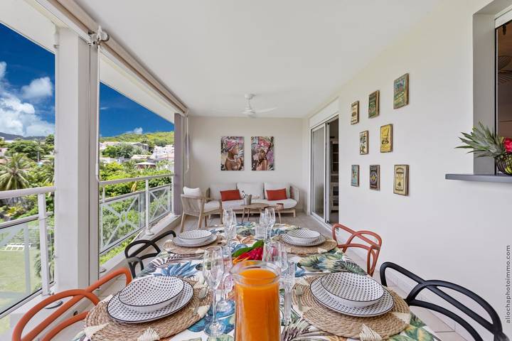 Gîte pour 4 personnes, avec terrasse dans Marina du Marin - 4