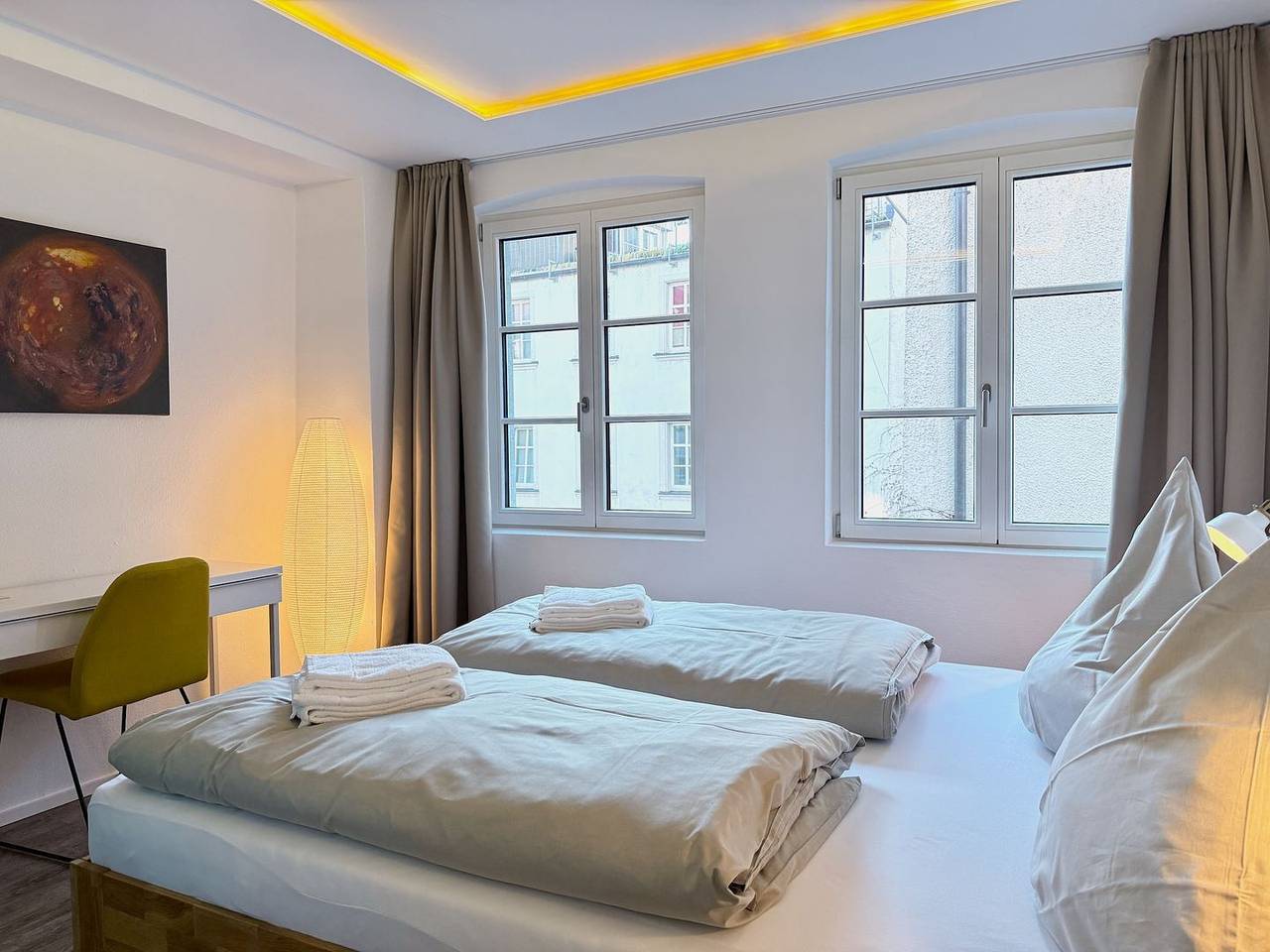 Ganze Wohnung, Ferienwohnung Metta - hochwertig sanierter Altbau mit Terrasse auf der Insel in Lindau, Bayerisch Schwaben