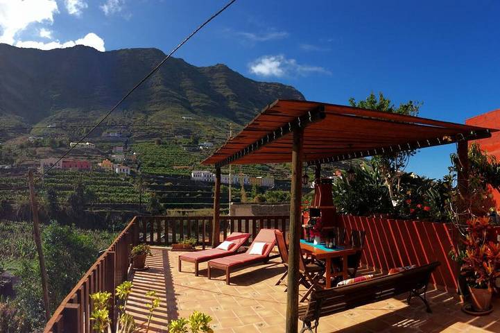 Finca für 2 Personen, mit Terrasse und Garten auf La Gomera