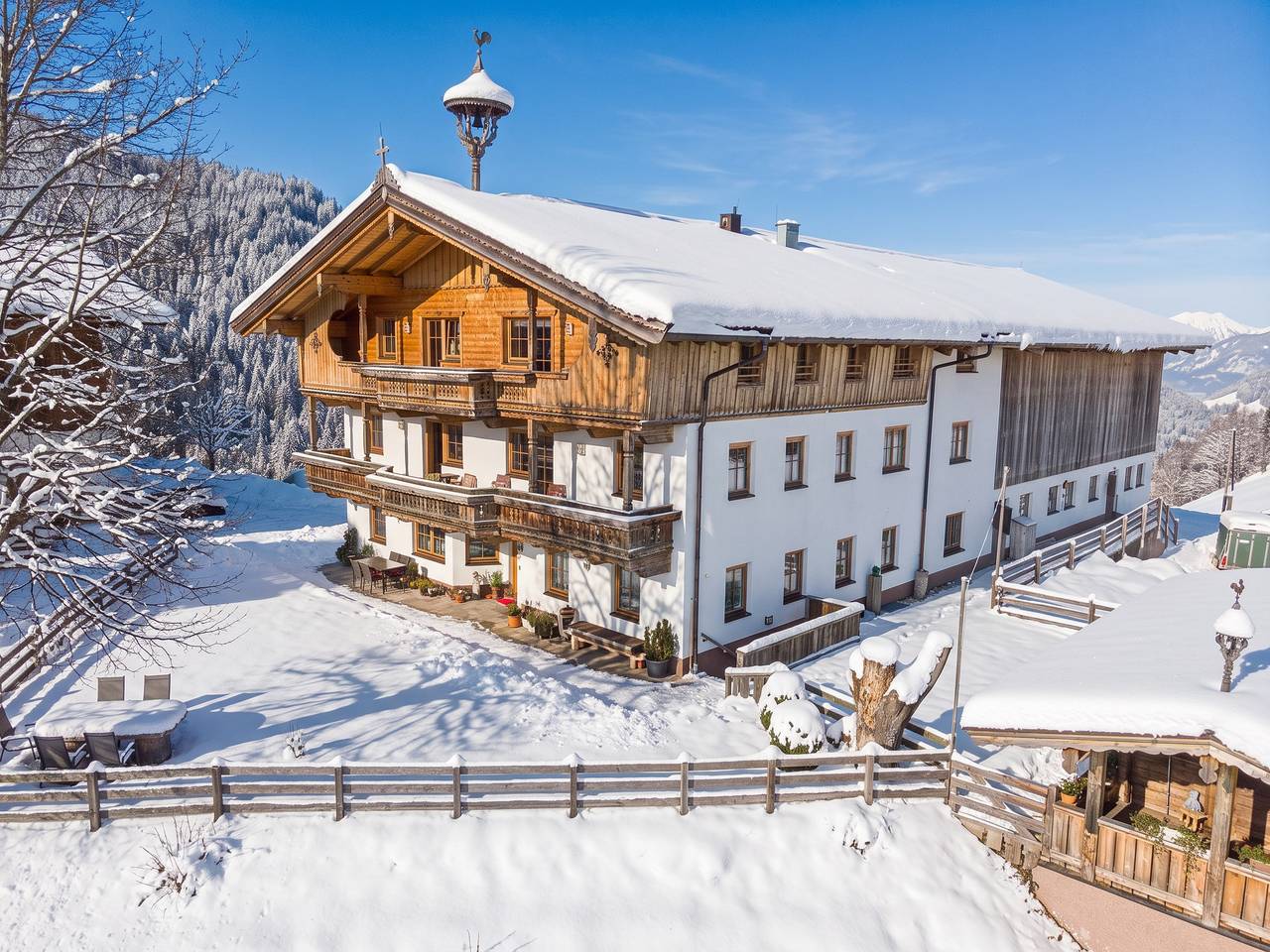 Ganze Wohnung, Geräumige Wohnung mit schöner Aussicht auf die Bergwelt in Söll, Kaisergebirge