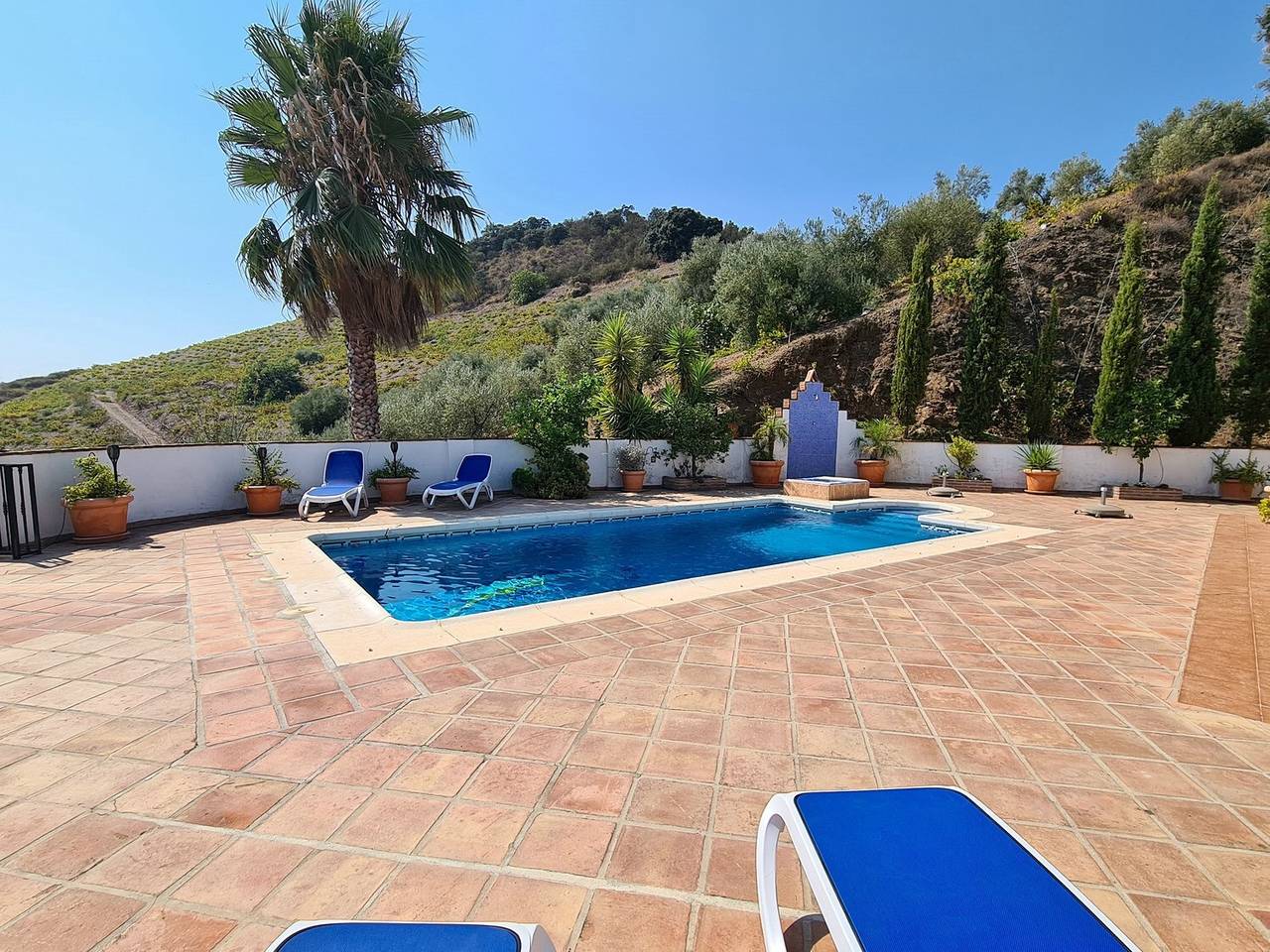 Ferienhaus 'Casa La Vista' mit Meerblick, Wi-Fi und Klimaanlage in Canillas de Albaida, Málaga Provinz