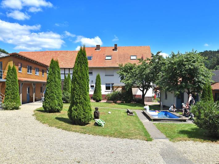 Ferienwohnung für 6 Personen, mit Garten und Balkon, kinderfreundlich in Bad Wildungen
