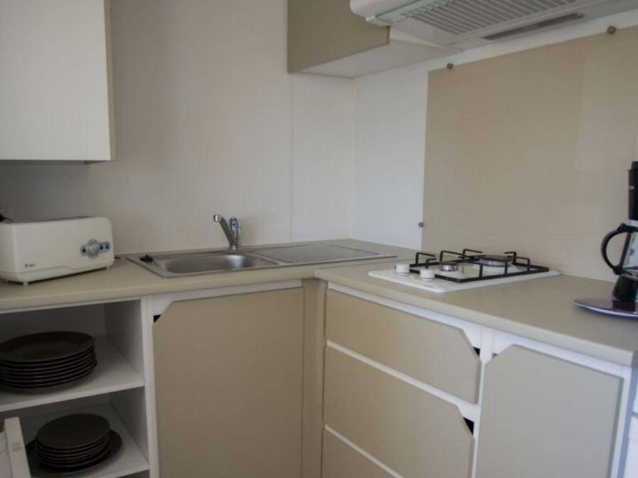 Camping Paradis - Naia Village  - Mobilheim 4 personen - Aloha in Le Barcarès, Côte d'Améthyste