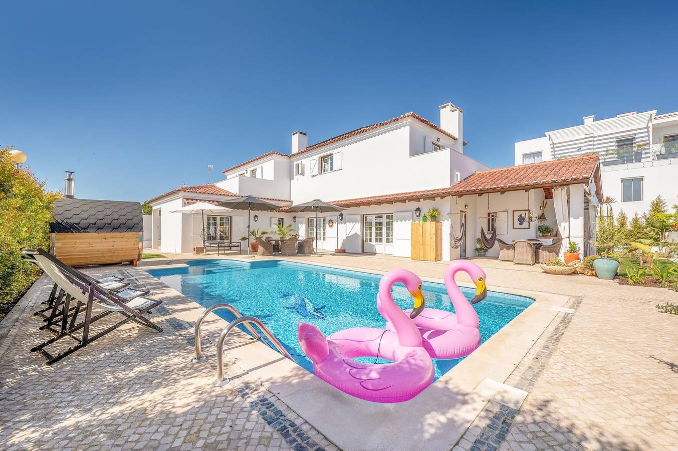 Ferienhaus für 8 Personen mit Terrasse in Praia do Meco, Sesimbra (Castelo)