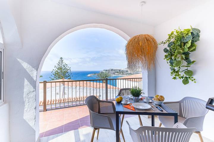 Apartamento para 2 personas, con Terraza y Piscina en Patalavaca