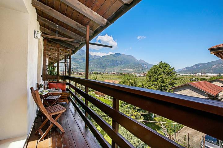 Ferienhaus für 6 Personen, mit Balkon und Kinderpool in Arco