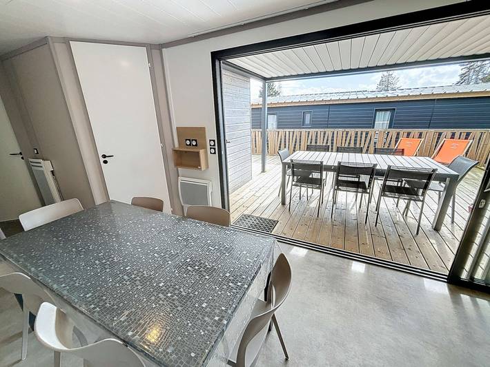 Chalet pour 6 personnes, avec piscine et jardin en Normandie - 4