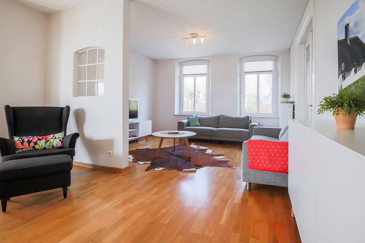 Ferienwohnung für 10 Personen, mit Ausblick und Garten in Sahrensdorf