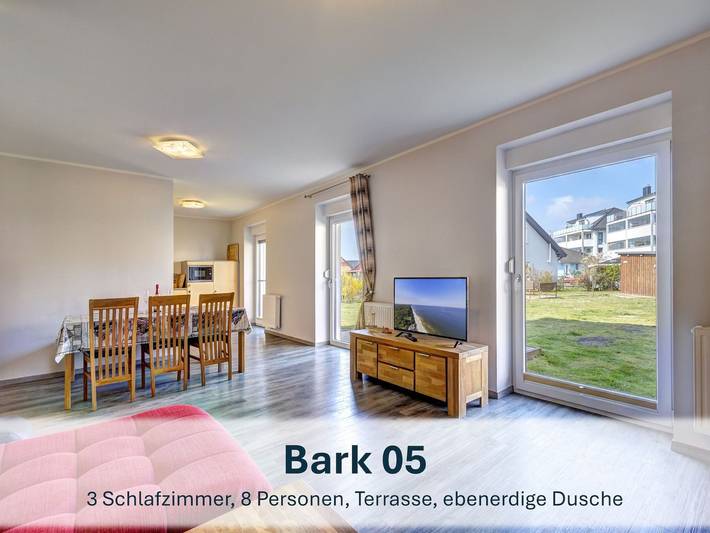 Ferienwohnung für 8 Personen, mit Terrasse und Garten sowie Seeblick, mit Haustier in Peenemünde