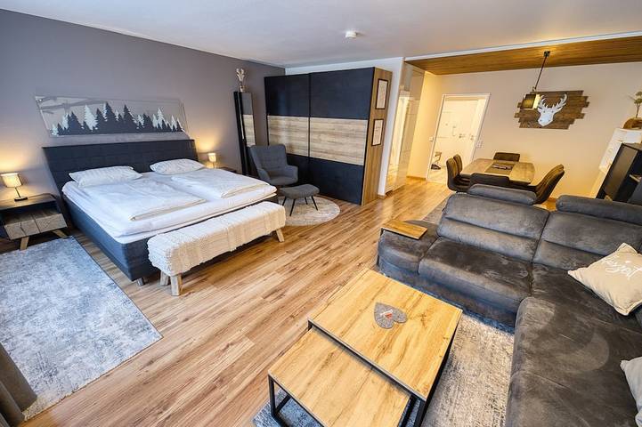 Ferienwohnung für 4 Personen, mit Balkon und Sauna - 1