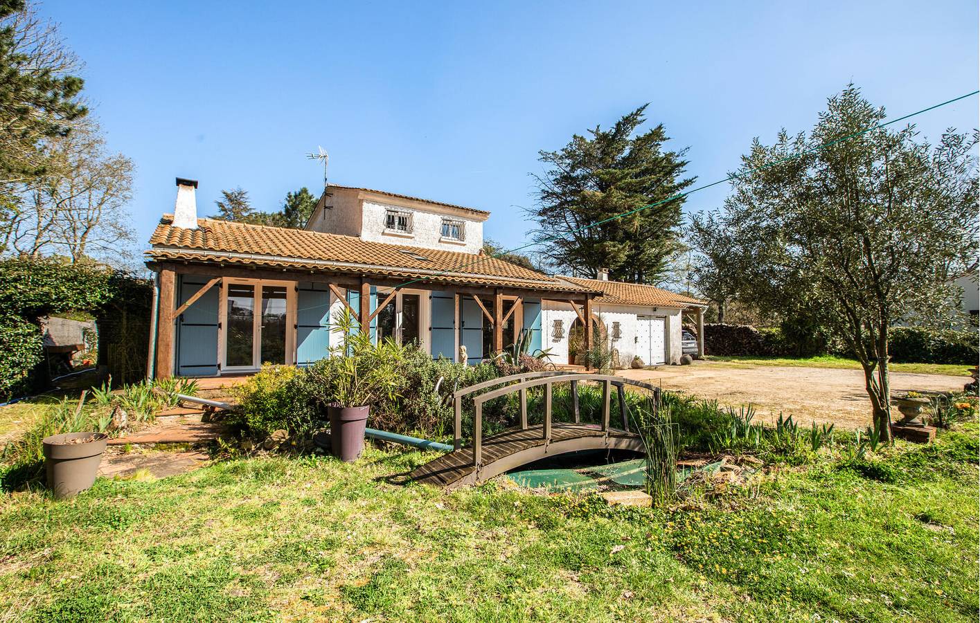 Appartement confortable avec jardin, parking et chauffage in Notre-Dame-de-Riez, Vallée de la Loire