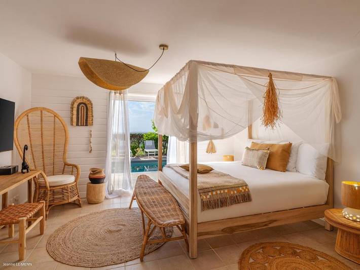 Location de vacances pour 6 personnes, avec jardin et piscine, animaux acceptés dans Friars Bay Saint Martin - 2